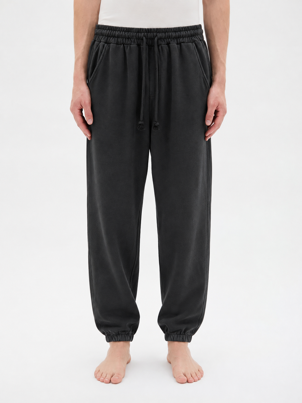 JOSEY Heavyweight Washed Jogger Pants | AKMANT