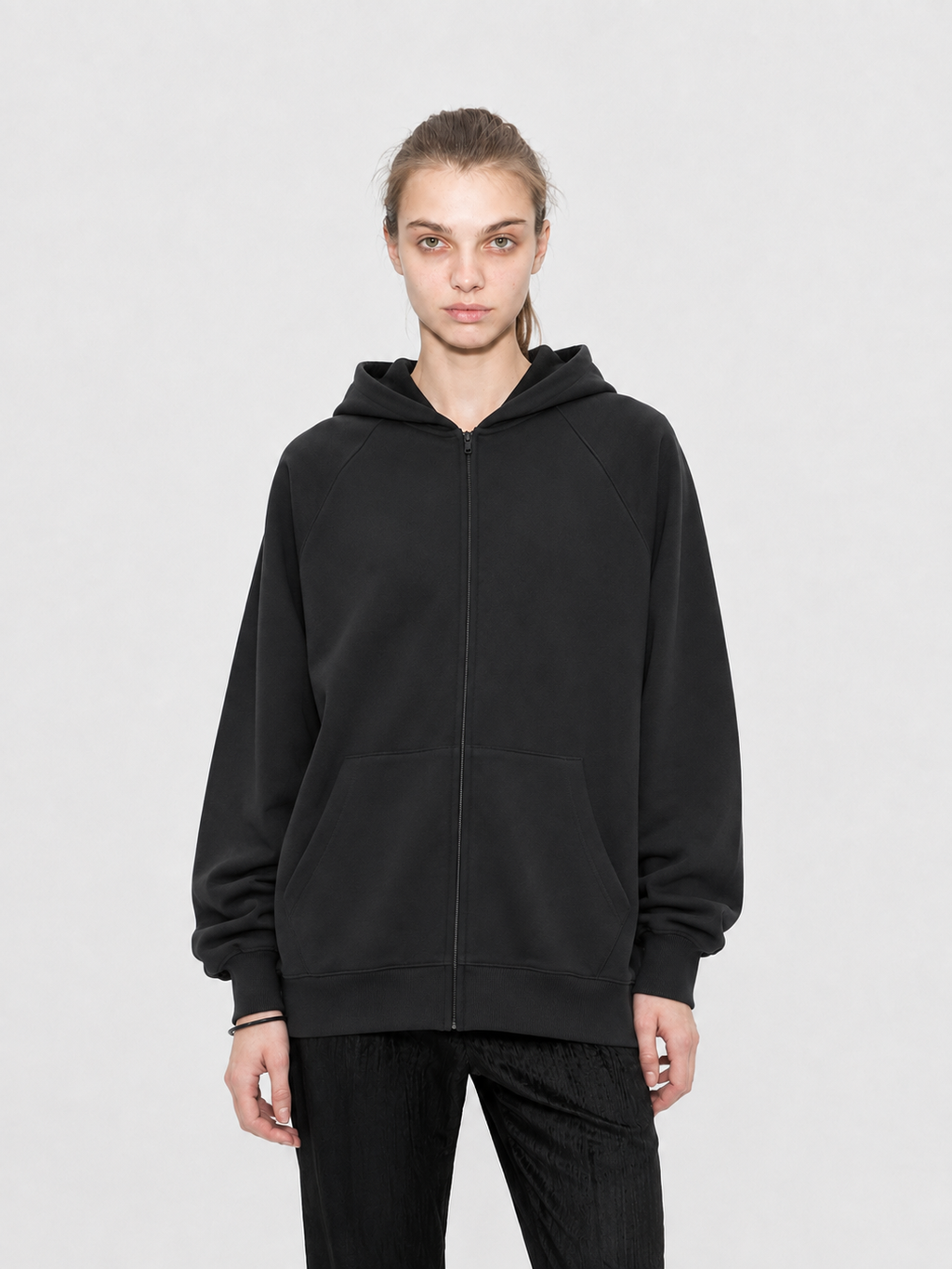 EIDAL Heavyweight Full-Zip Cotton Hoodie | AKMANT
