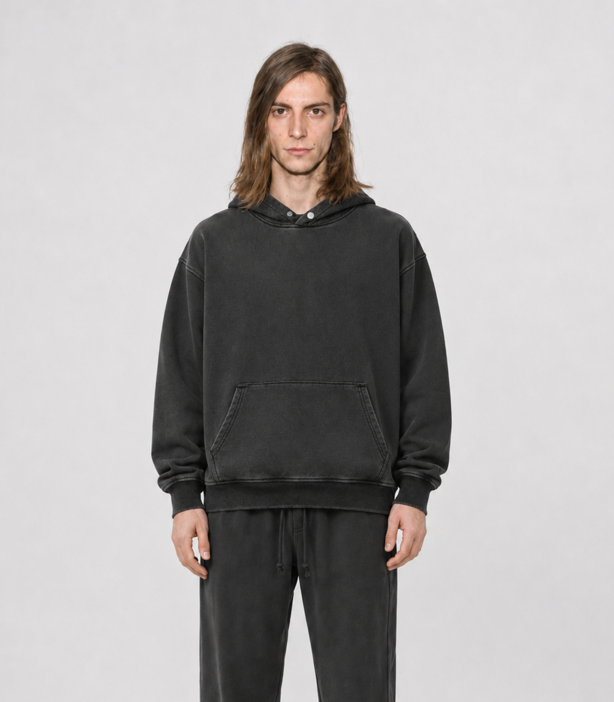 ETHER Heavyweight Washed Cotton Hoodie | AKMANT Essentials