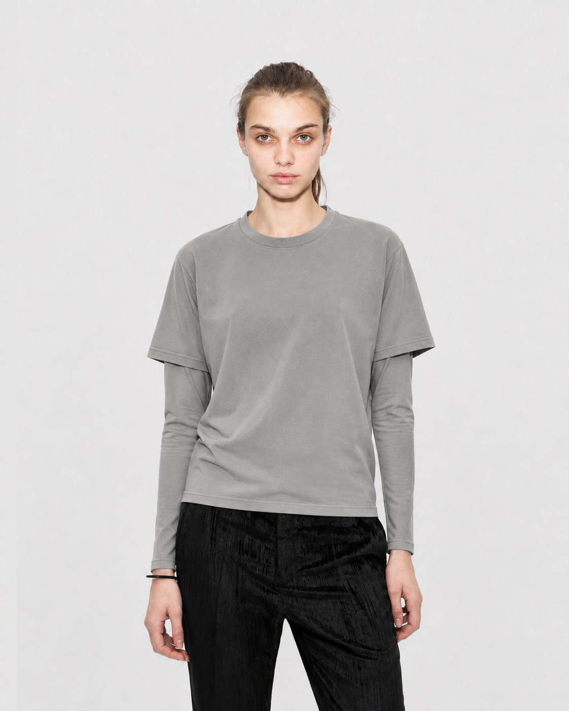 ODDITY Unisex Layered Long-Sleeve T-Shirt | AKMANT