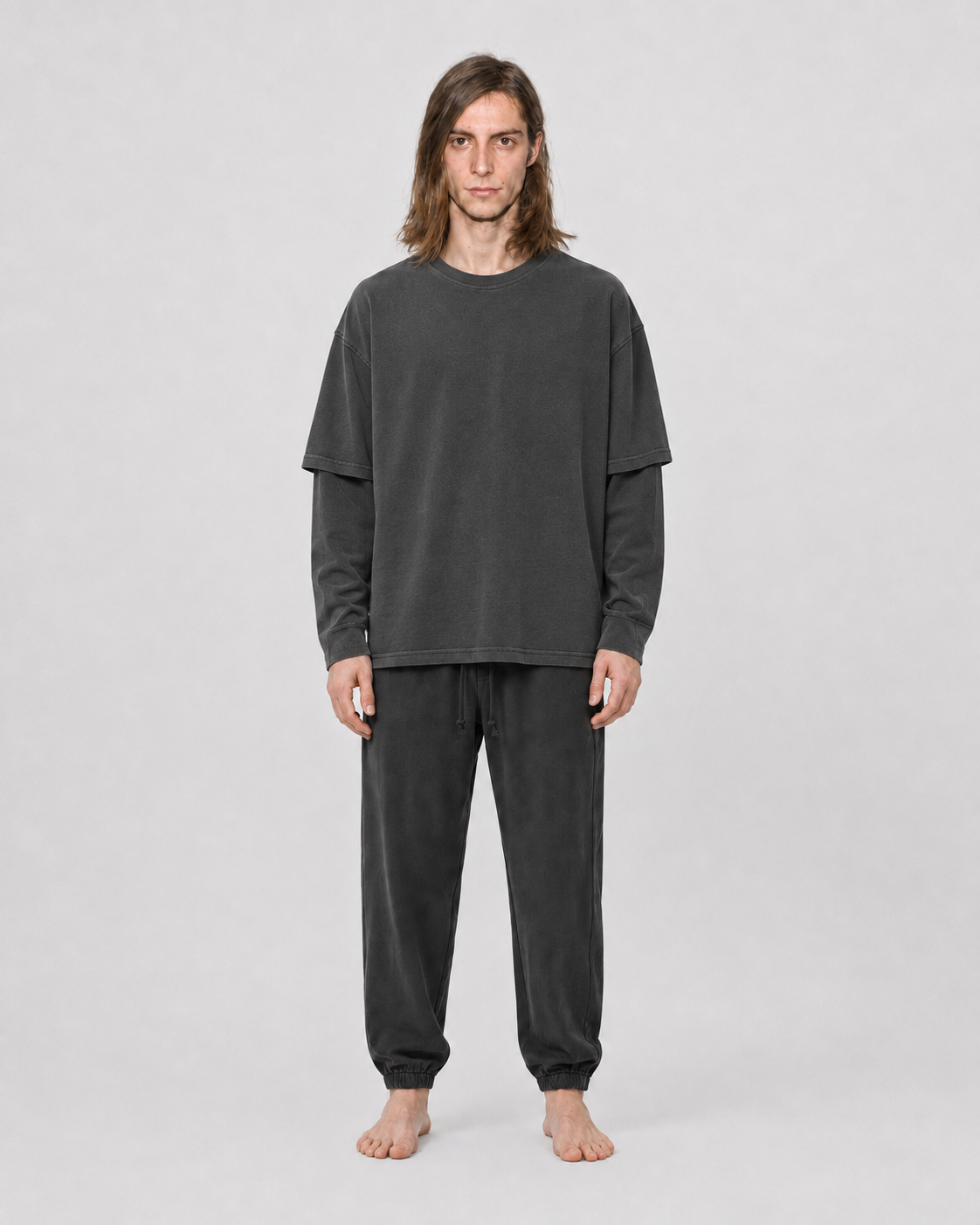ODDITY Unisex Layered Long-Sleeve T-Shirt | AKMANT