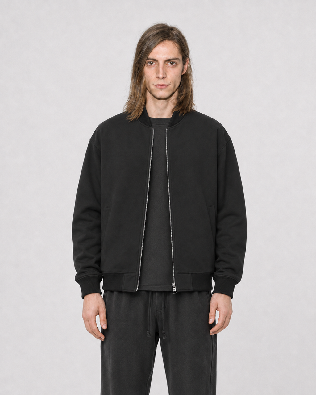 POLE Heavyweight Cotton Bomber Jacket | AKMANT Essentials