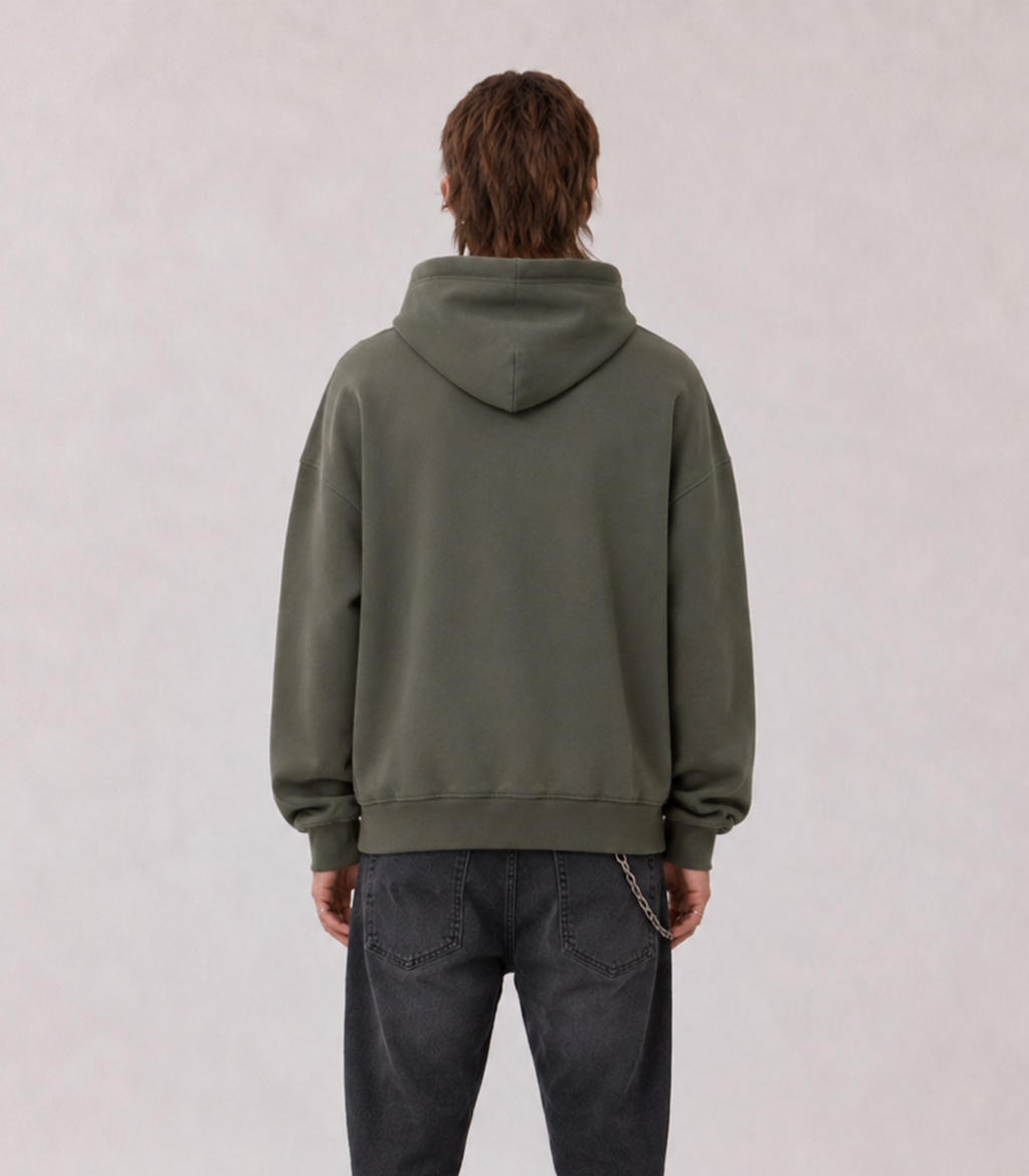 LOOP Heavyweight Boxy Hoodie – 380 GSM Cotton