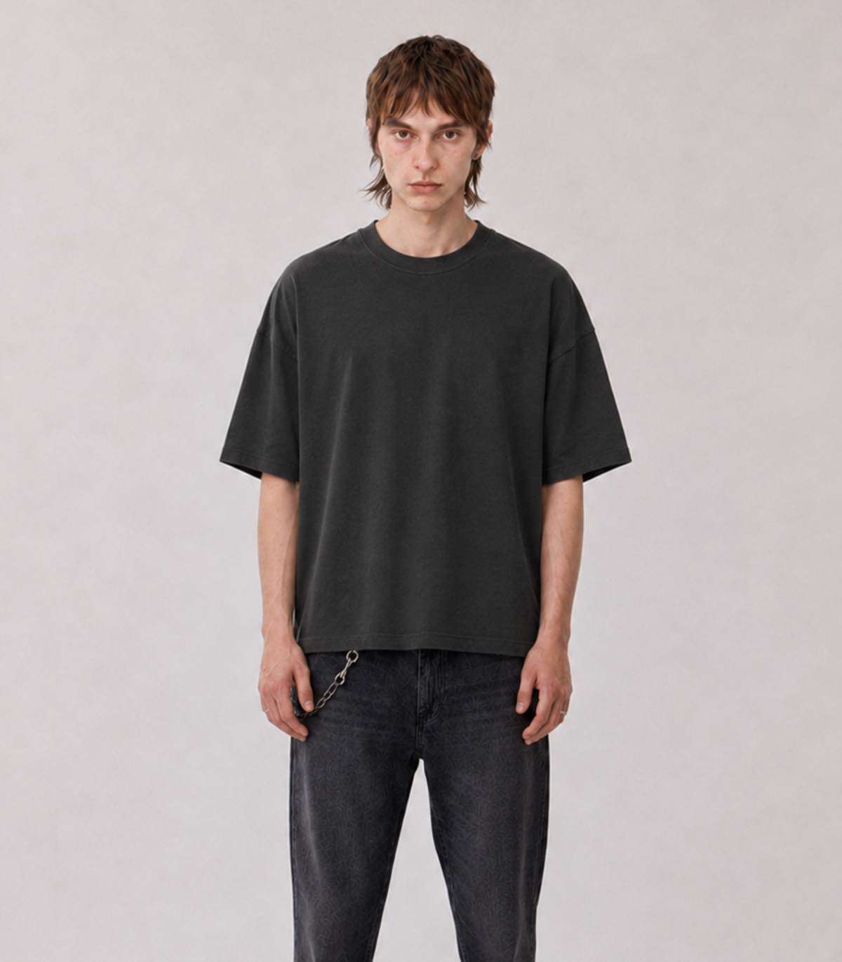 MERCURY Heavyweight Washed Oversized T-Shirt / Essentials / AKMANT