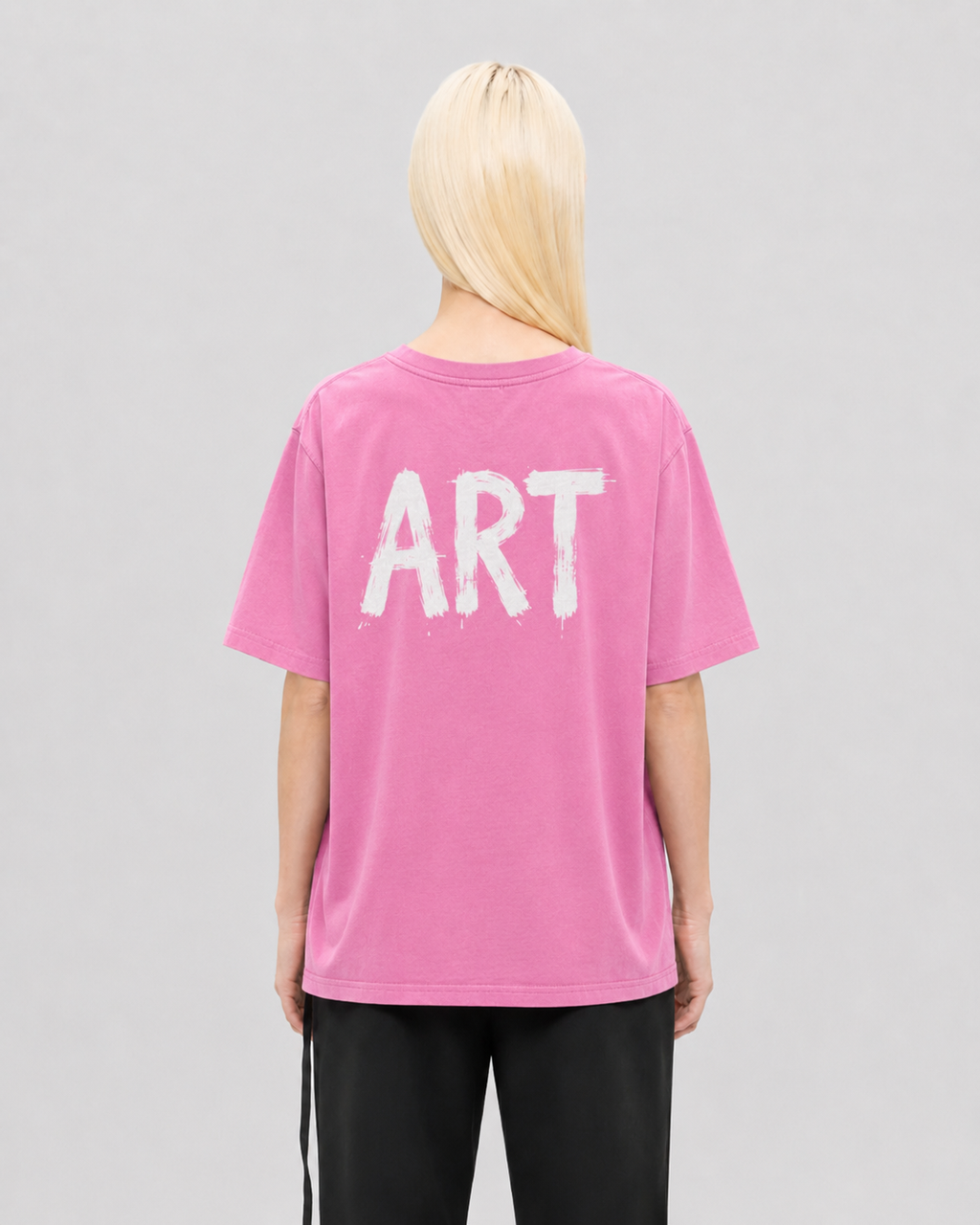 ART Heavyweight Raw Hem Oversized T-Shirt / AKMANT