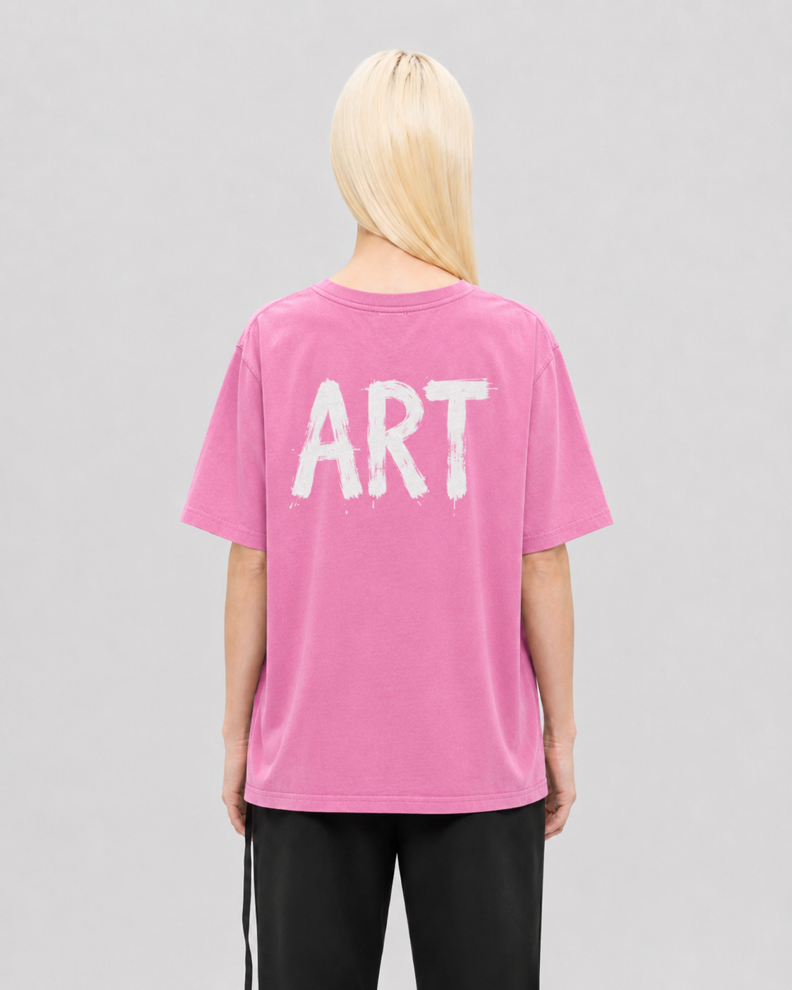 ART Heavyweight Raw Hem Oversized T-Shirt / AKMANT