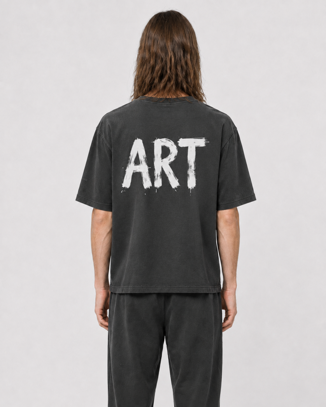 ART Heavyweight Raw Hem Oversized T-Shirt / AKMANT