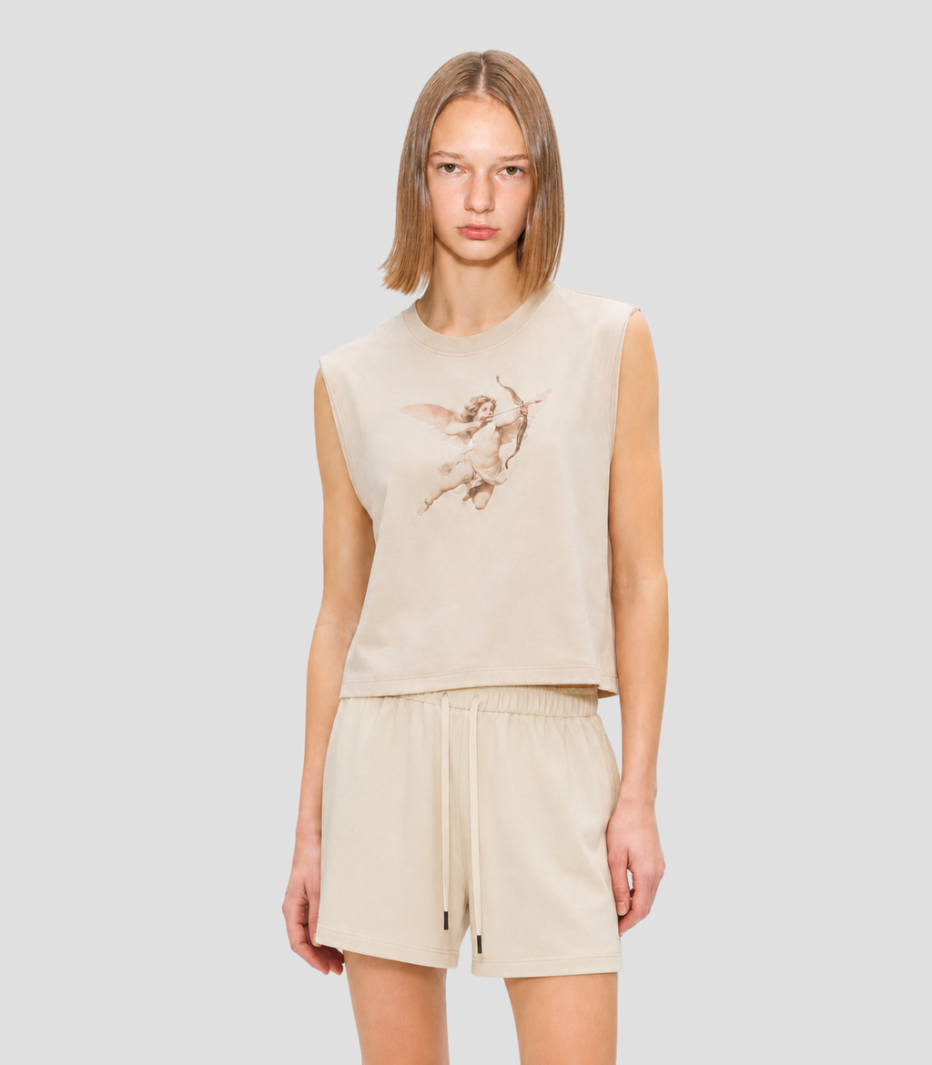 CUPIDO — Heavyweight Boxy Tank Top / AKMANT