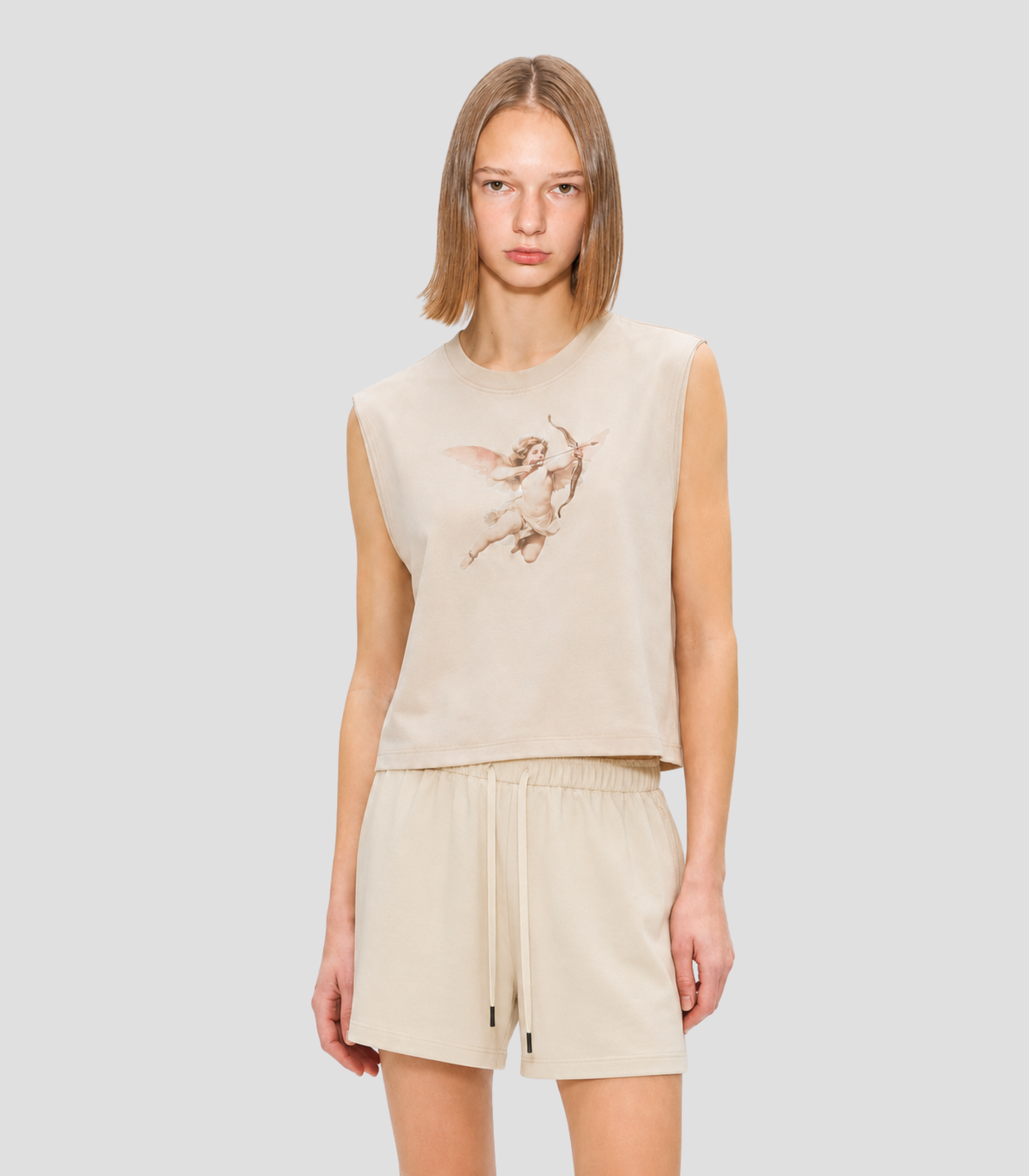 CUPIDO — Heavyweight Boxy Tank Top / AKMANT