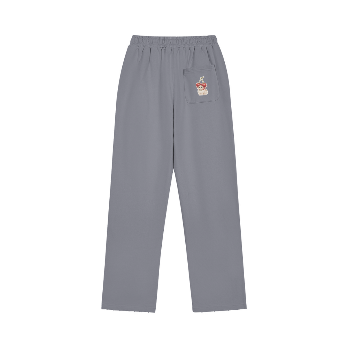 DELICIUS — Women’s Heavyweight Distressed Wide-Leg Sweatpants