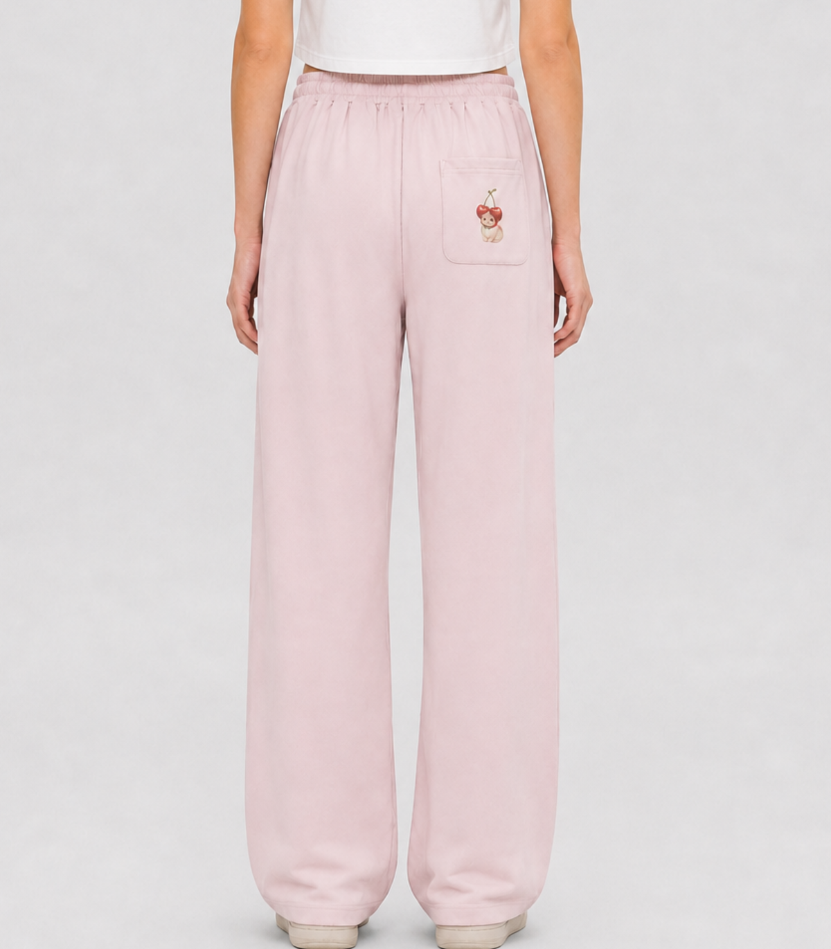 DELICIUS — Women’s Heavyweight Distressed Wide-Leg Sweatpants